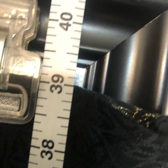 Norma Walters size 10 Black & Gold silk print BIAS cut maxi skirt with side zip - Picture 15 of 16